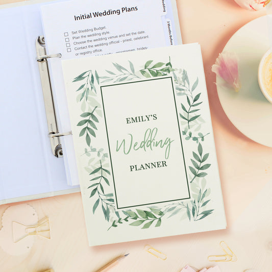 Personalised Botanical Wedding Planner