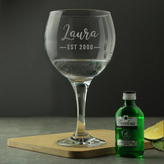 Personalised Established Gin Gift Set