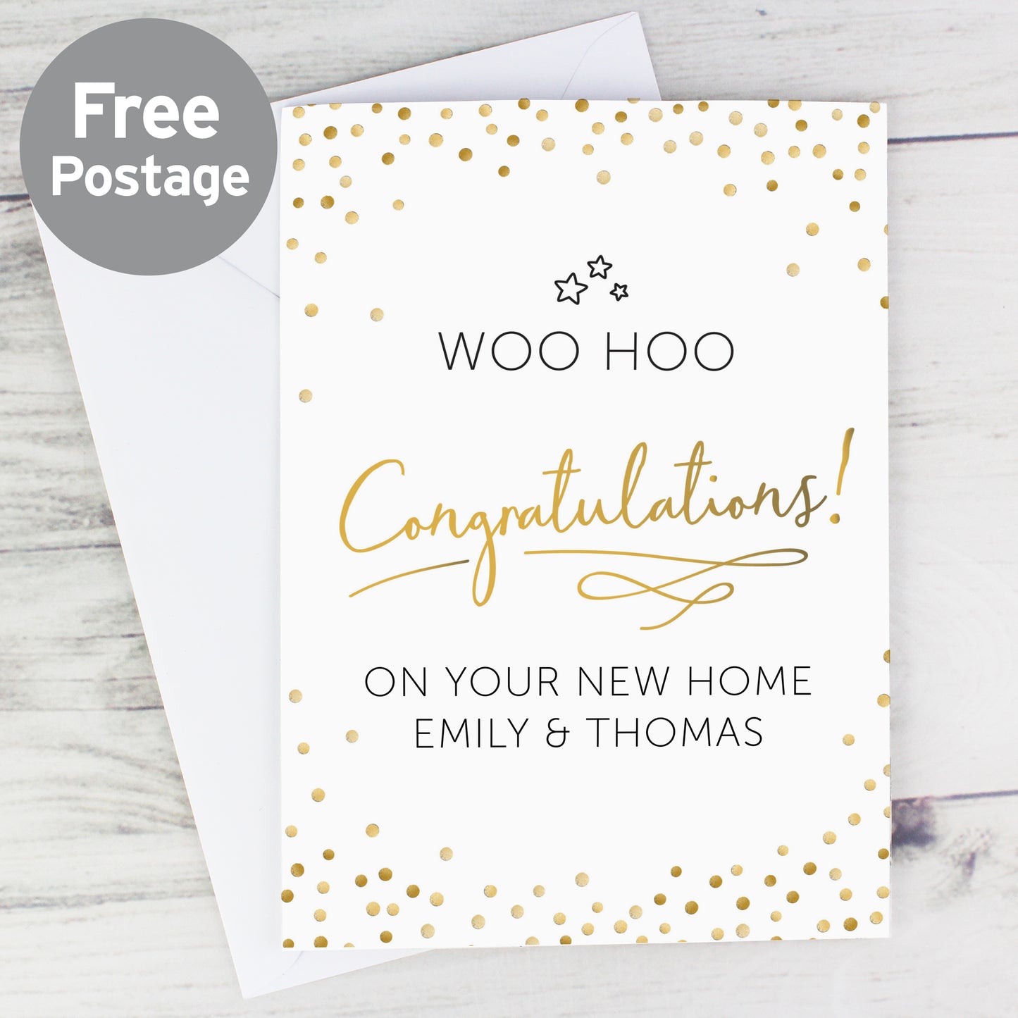 Personalised Congratulations Card