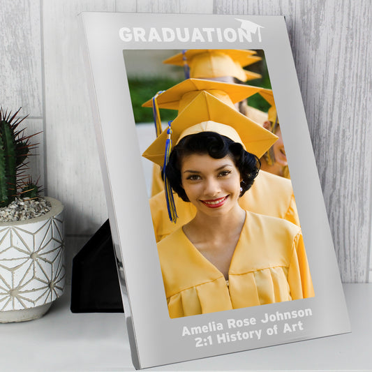 Personalised Graduation 5x7 Silver Photo Frame