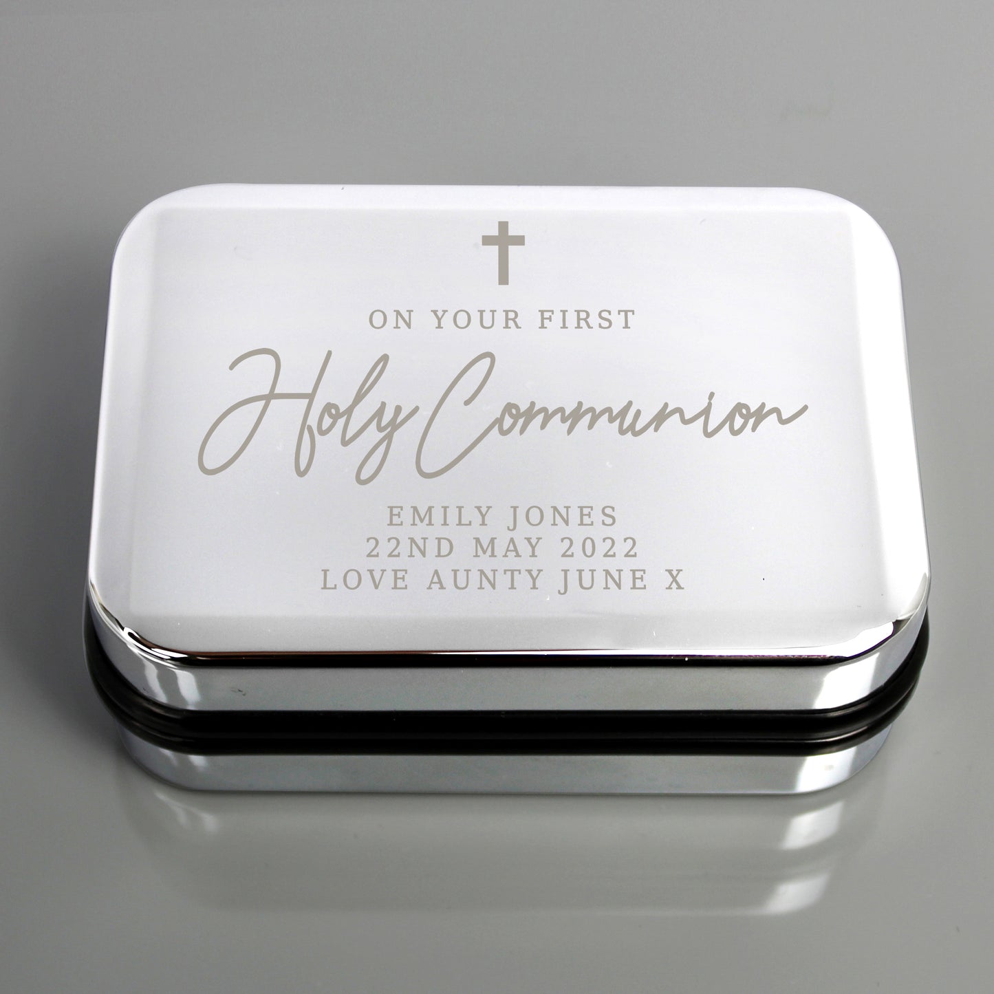 Personalised First Holy Communion Necklace Box