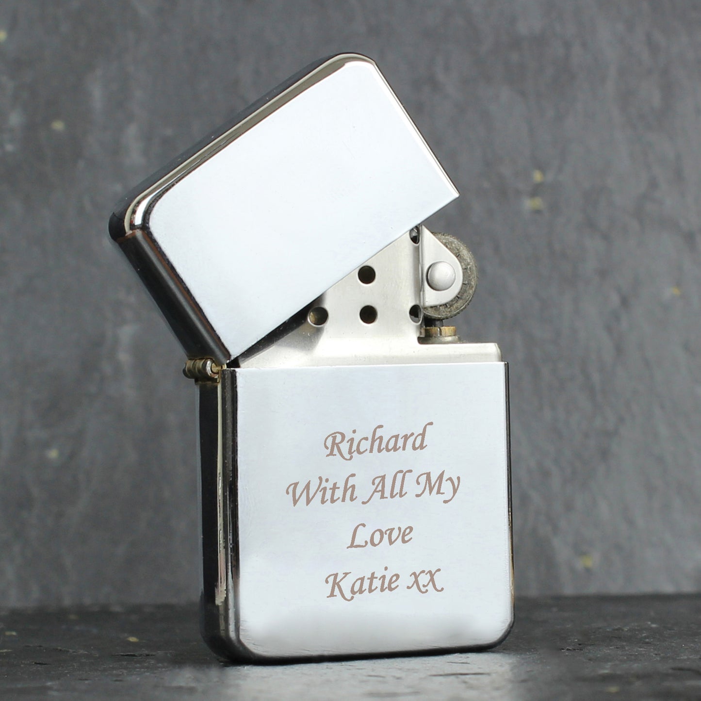 Personalised Silver Lighter