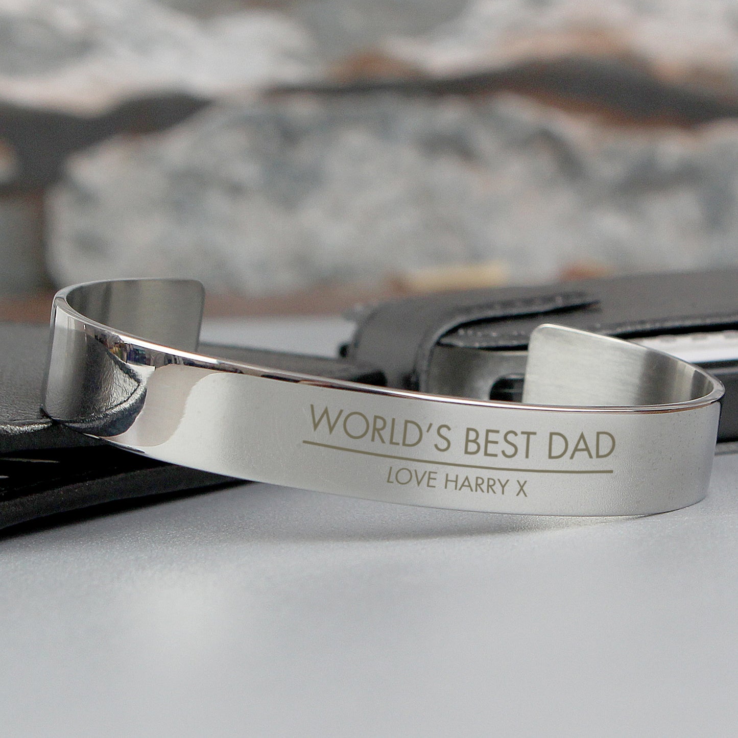 Personalised Classic Stainless Steel Bangle