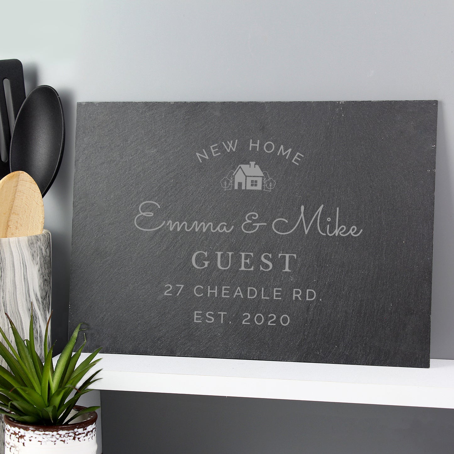 Personalised New Home Slate