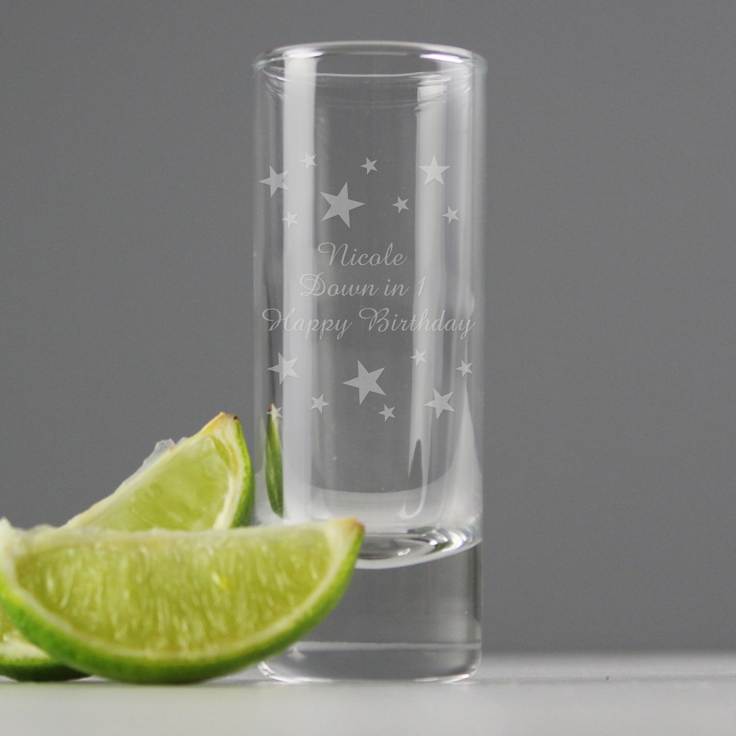 Personalised Starry Shot Glass