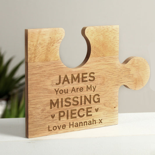 Personalised My Missing Piece Jigsaw Piece