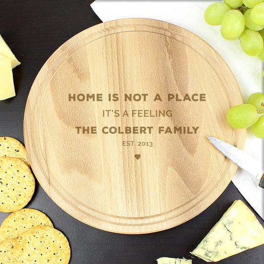 Personalised Round Chopping Board