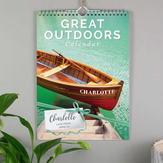 Personalised A4 Great Outdoors Calendar