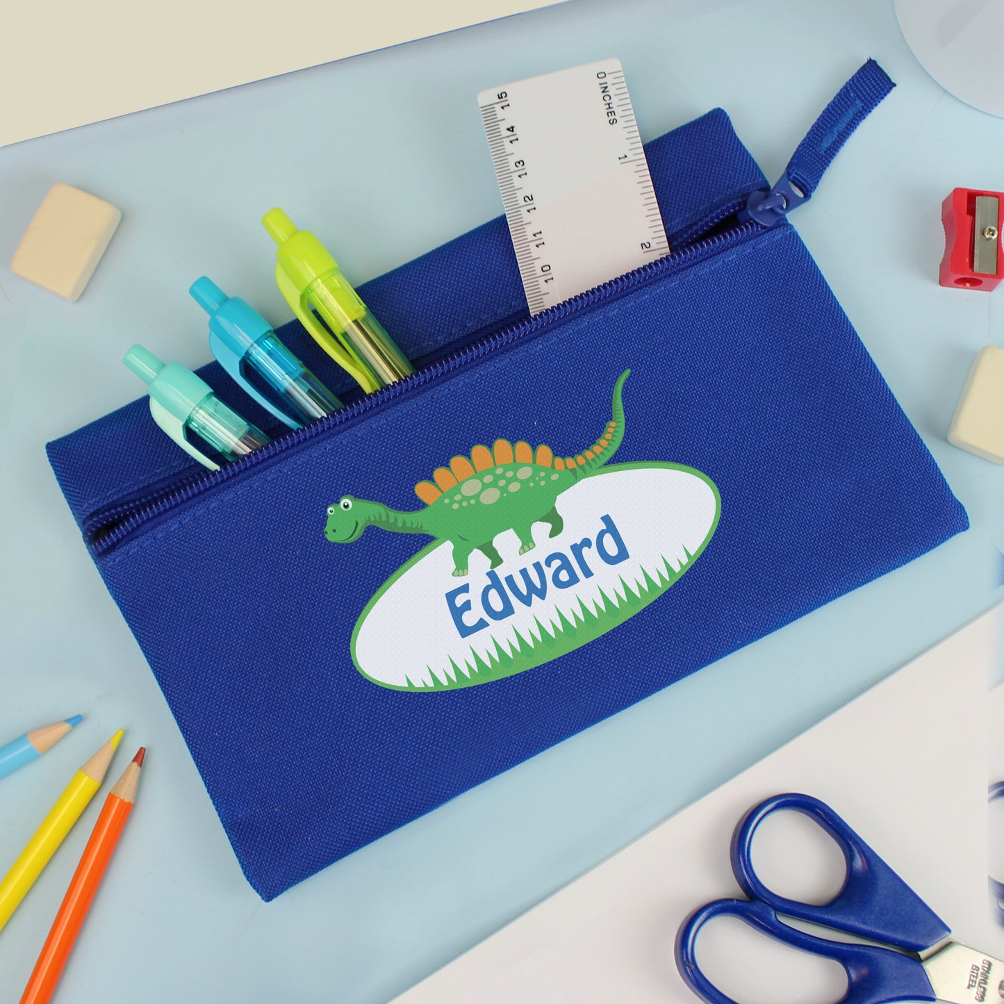 Personalised Dinosaur Pencil case