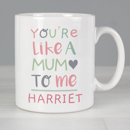 Personalised 'You're Like a Mum to Me' Mug