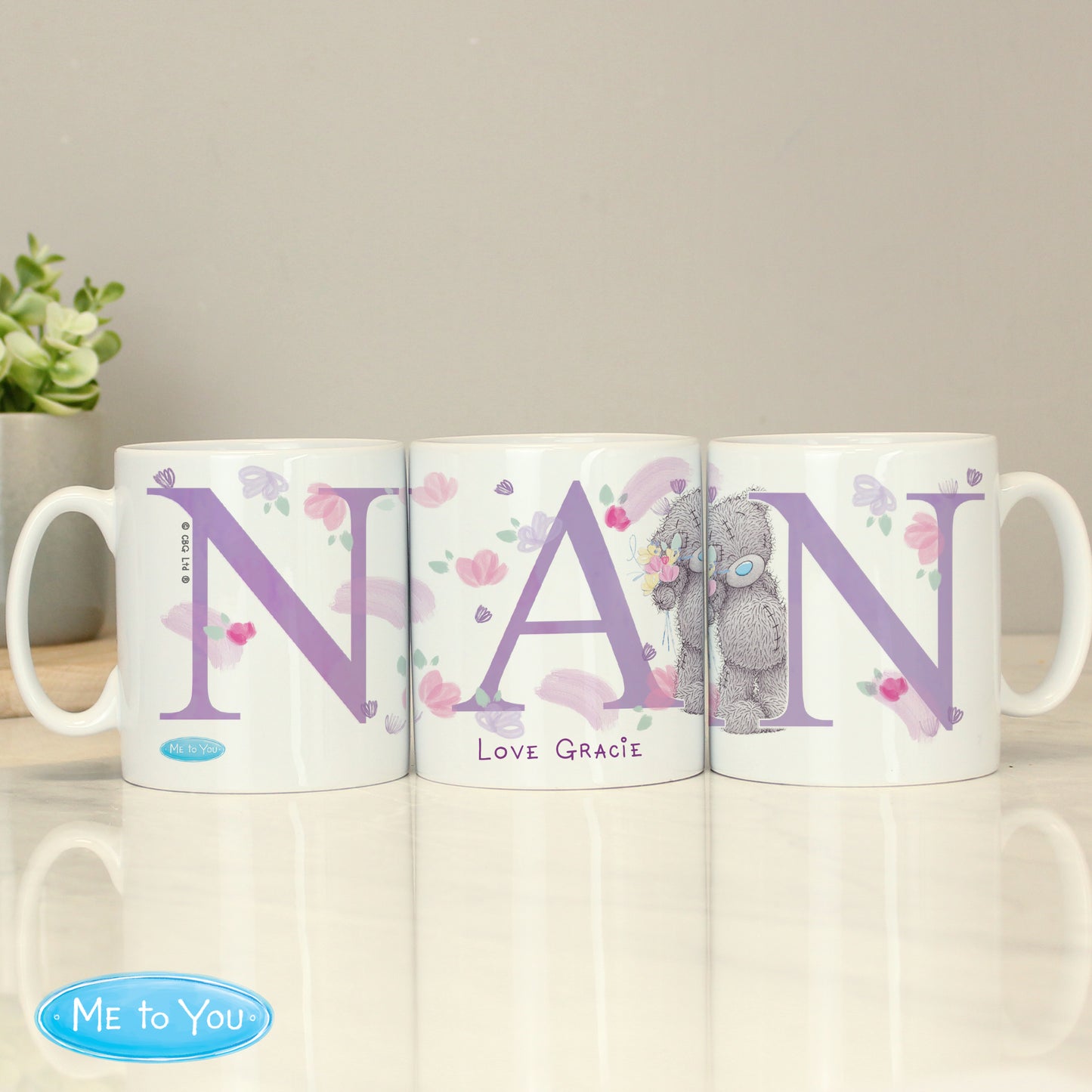 Personalised Me To You NAN Mug