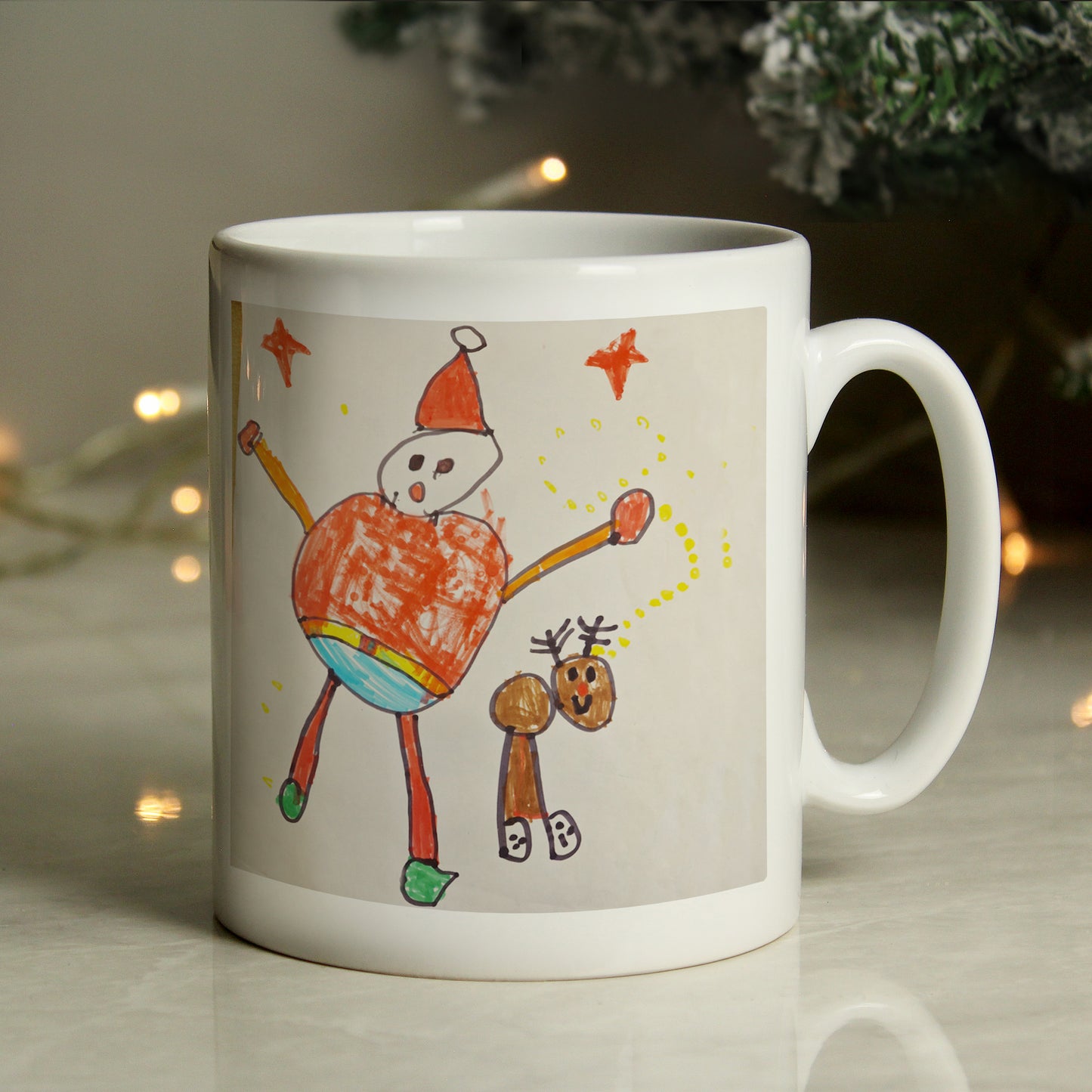 Personalised Childrens Drawing Photo Upload Mug