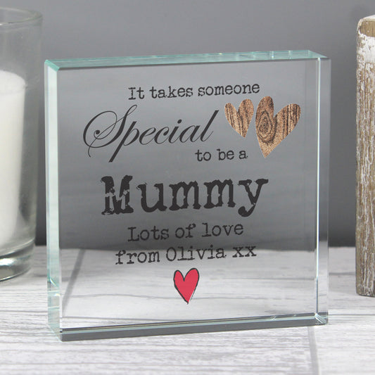 Personalised Someone Special  Crystal Token