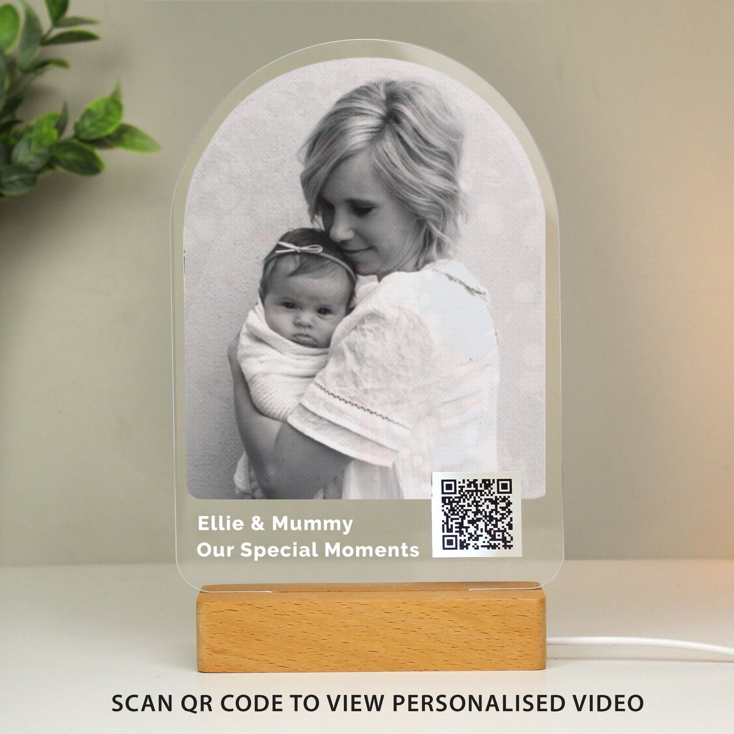 Personalised QR Photo Upload LED Light